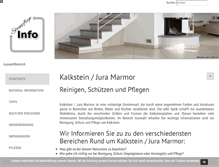 Tablet Screenshot of kalksteinpflege.info
